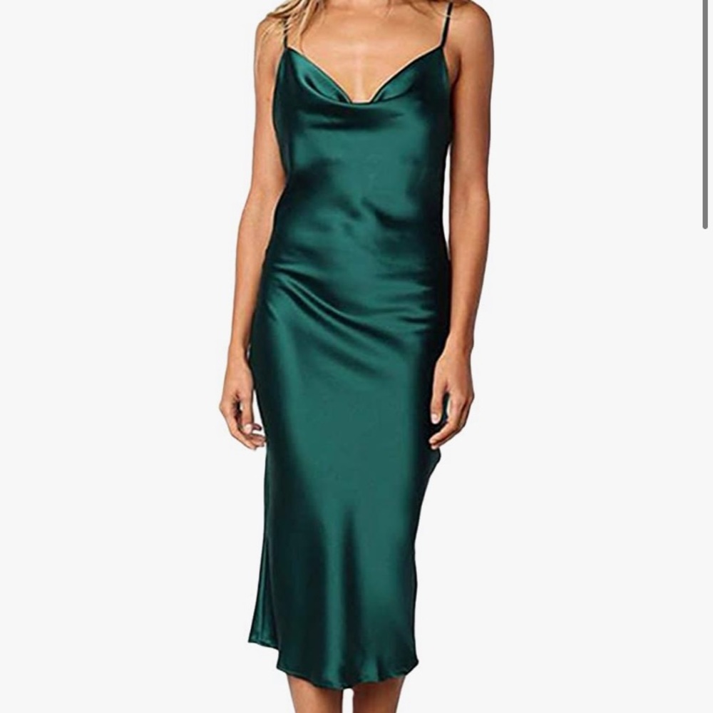Amazon Satin Cocktail Dress